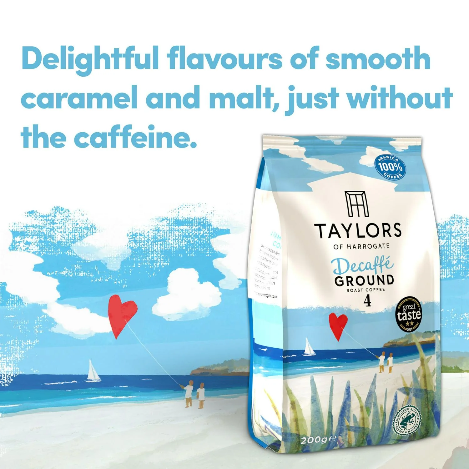 Cafea macinata Decaffé, Taylors of Harrogate, 100% Arabica, 200 g [2]