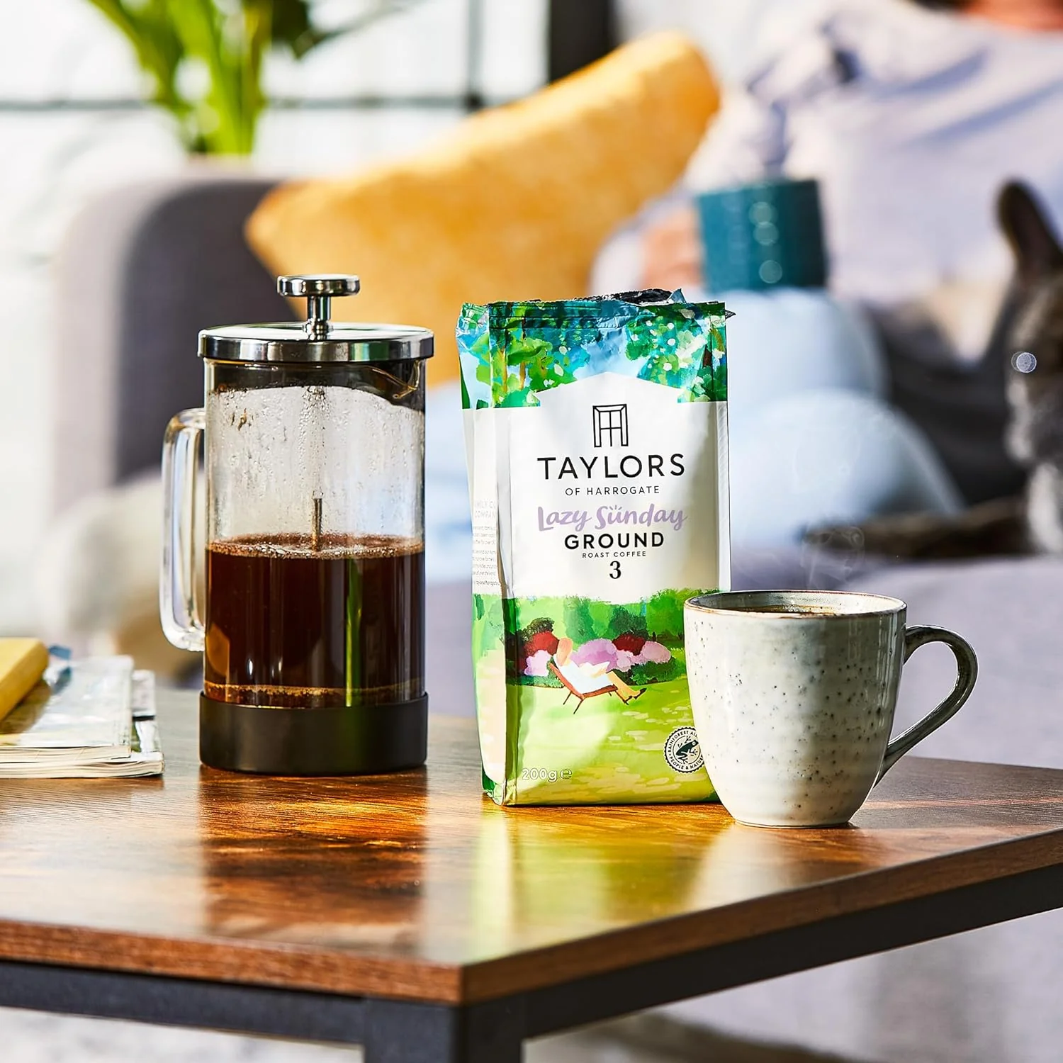 Cafea macinata Lazy Sunday, Taylors of Harrogate, 100% Arabica, 200 g [4]