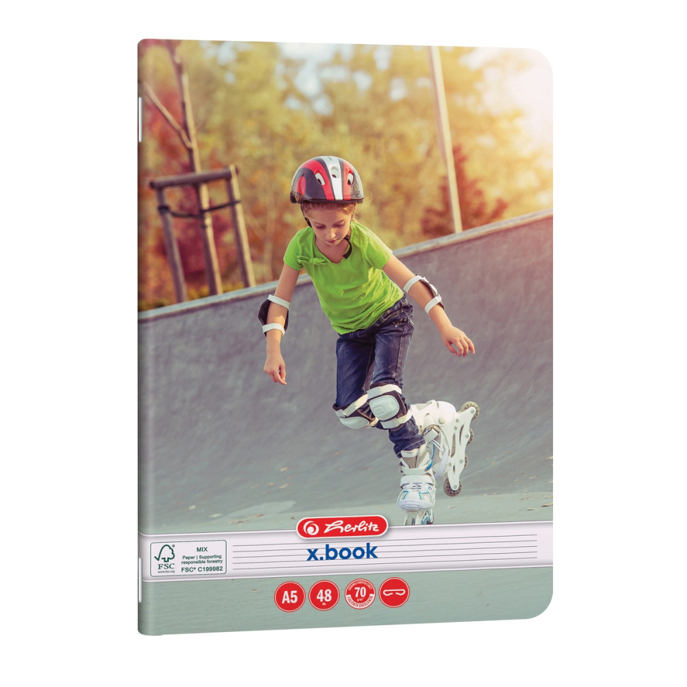 Caiet dictando A5, 48 file, Herlitz, coperta Sports [3]