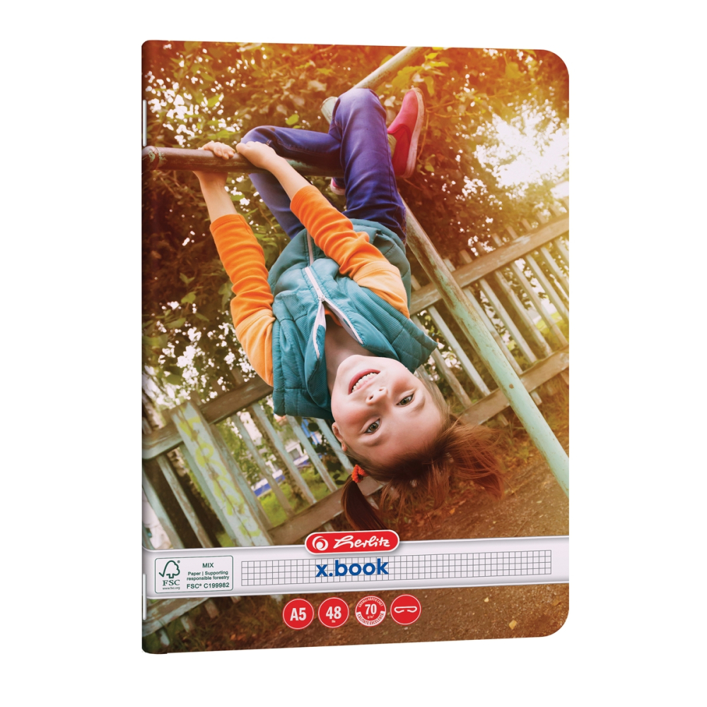 Caiet matematica A5, 48 file, Herlitz, coperta Sports [2]