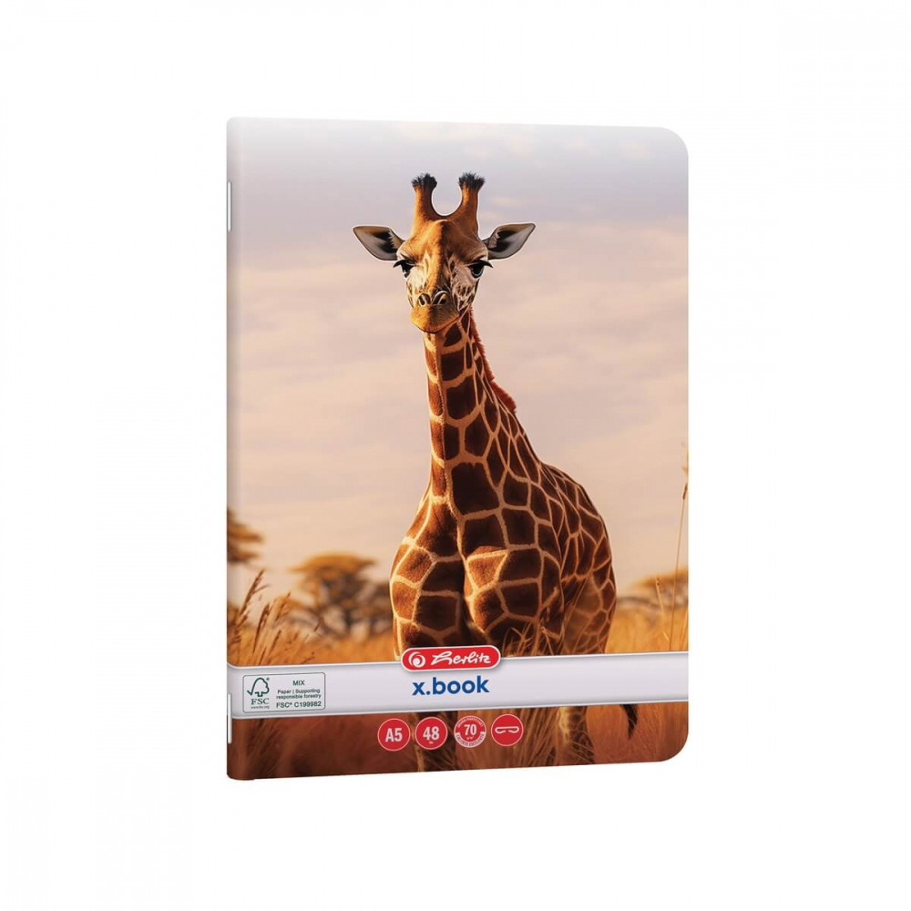 Caiet A5 48 file veline Herlitz Animals [3]