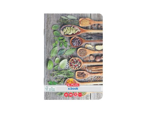 Caiet A5 80 file matematica Herlitz Spices [2]