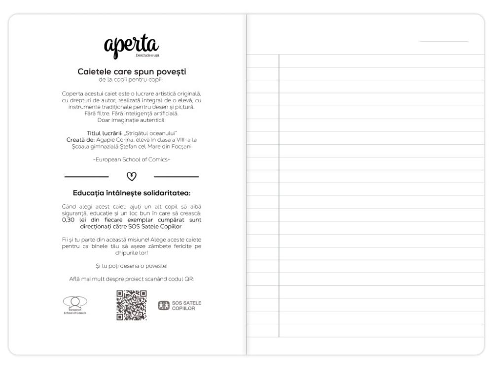 Caiet A5 de dictando, 48 file, 80 g/mp - Strigătul oceanului [2]