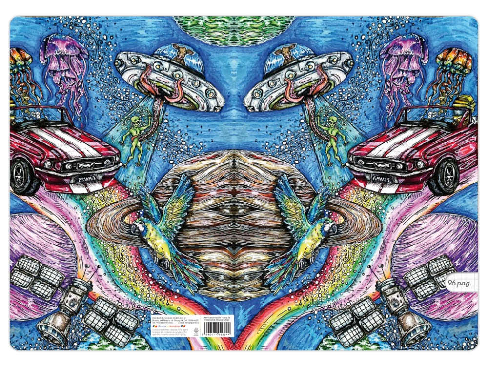 Caiet A4 de matematică, 48 file, 80 g/mp – Terra Necunoscută [4]