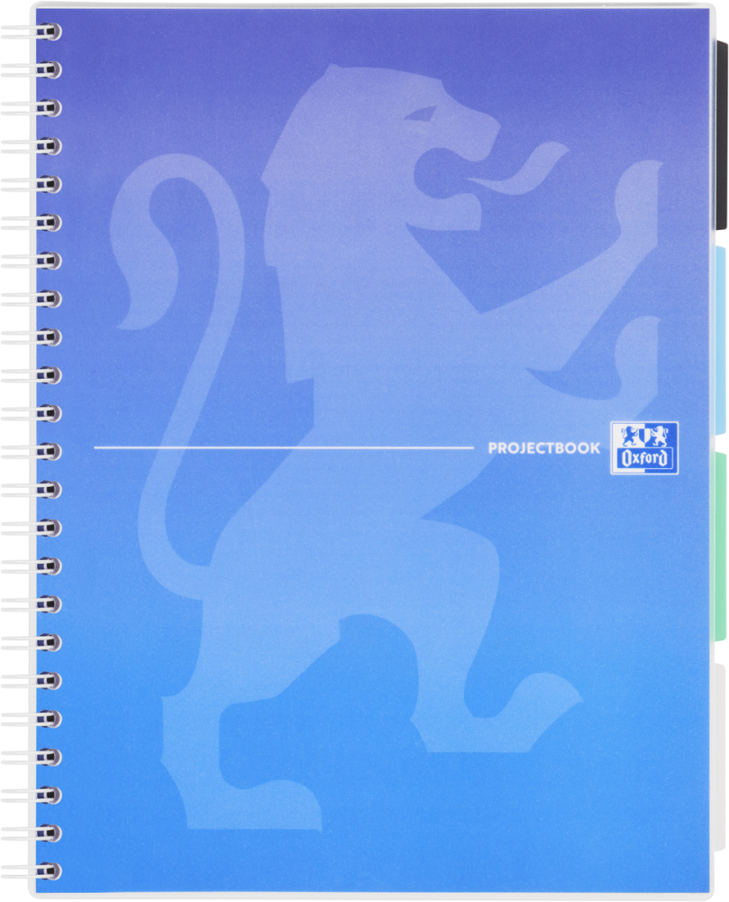 CAIET ORG OXFORD PROJECT BOOK A4 80F SPIRA SCRIBZEE PEFC PATRATELE GRADIENT CLASSIC DIVERSE CULORI [2]