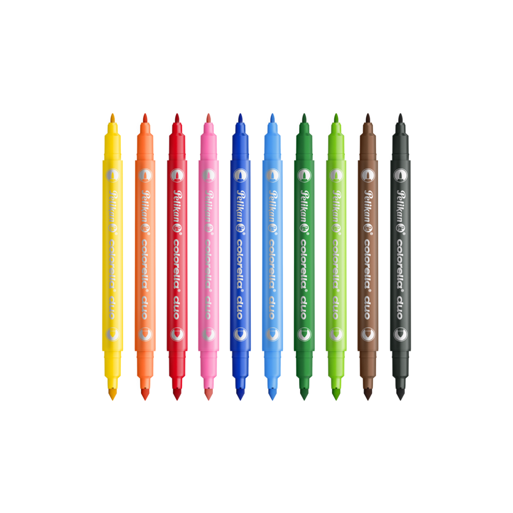 Carioci Pelikan Colorella Duo – 10 culori lavabile cu varf dublu [4]