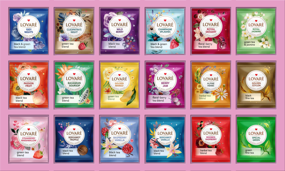 Ceai Lovare Great Partea Collection - Selectie 18 arome, 90 plicuri [3]