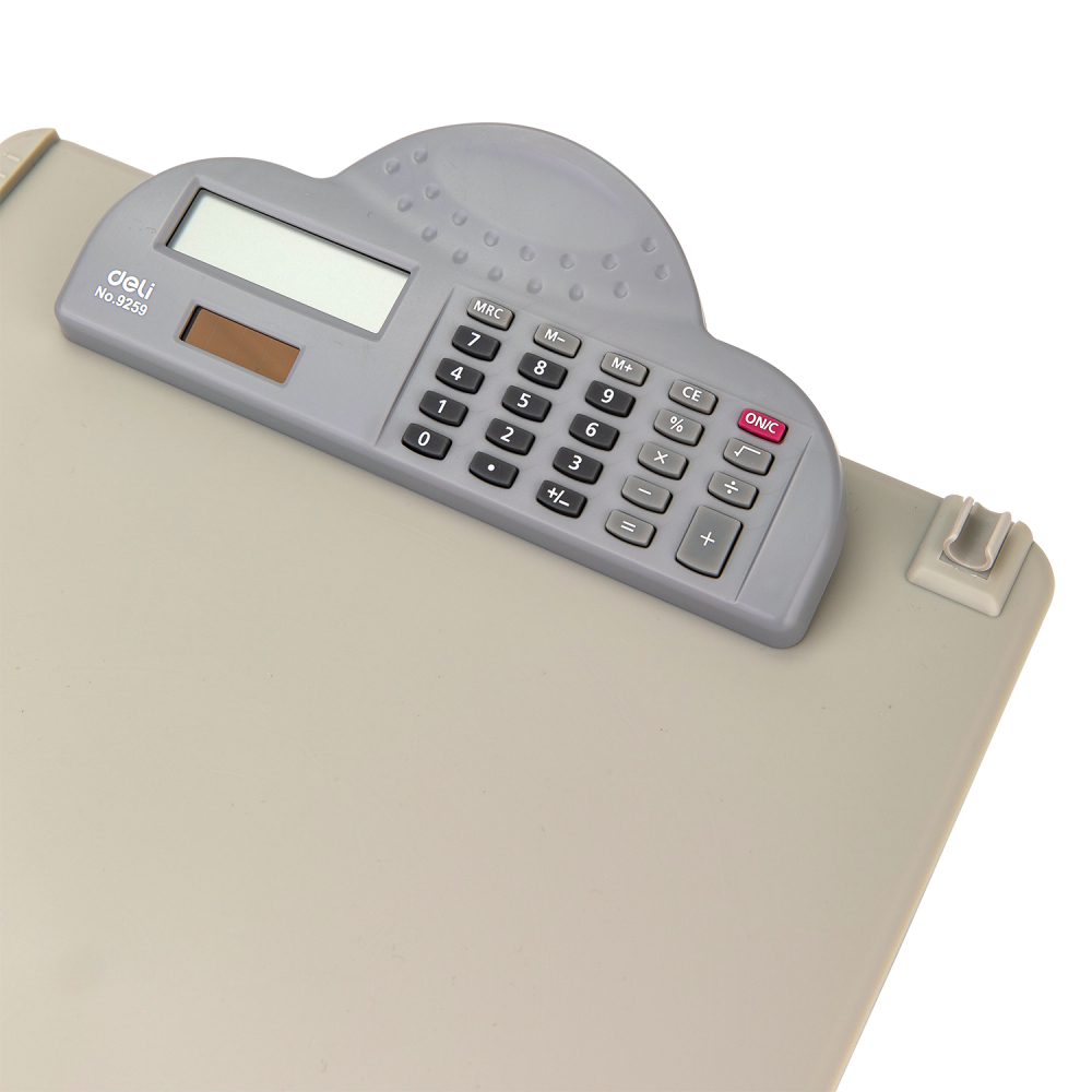 Clipboard A4 profesinal Deli cu calculator [2]