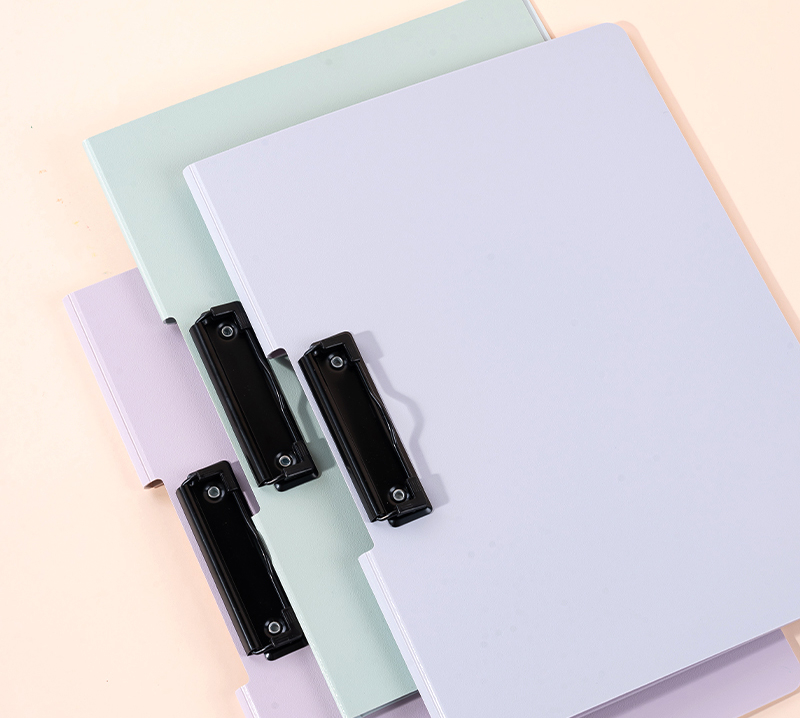 Clipboard Dublu A4 Deli Foam Macarons - Roz [2]