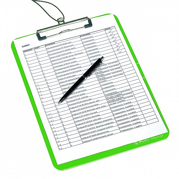 Clipboard simplu A4 Herlitz Easy Orga verde [2]