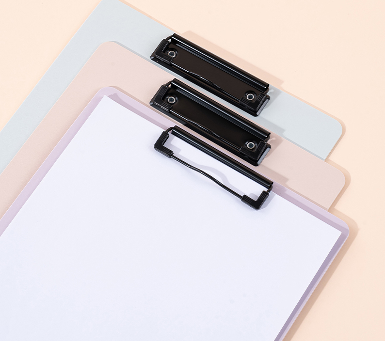 Clipboard simplu A4 Deli Foam Macarons - Albastru [2]