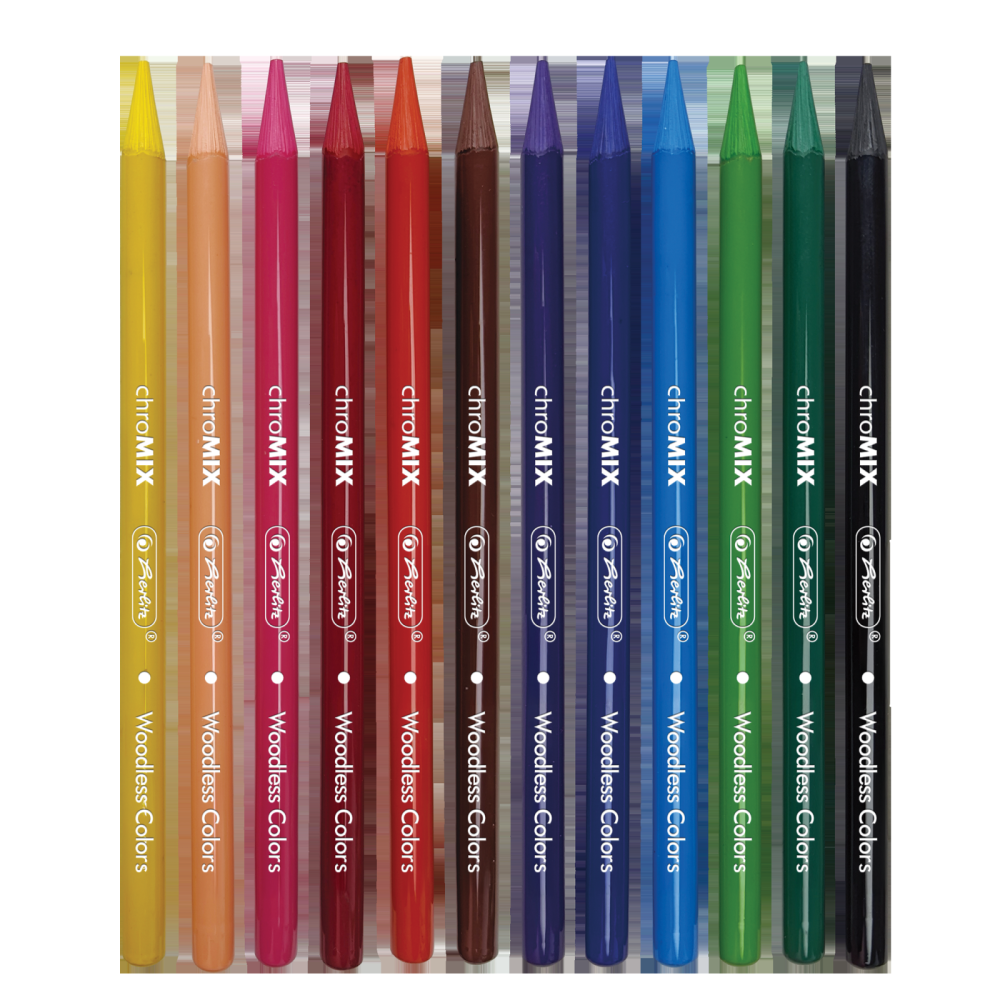 CREIOANE COLORATE FARA LEMN MINA LACUITA ROTUNDE 7.2MM SET12 [2]