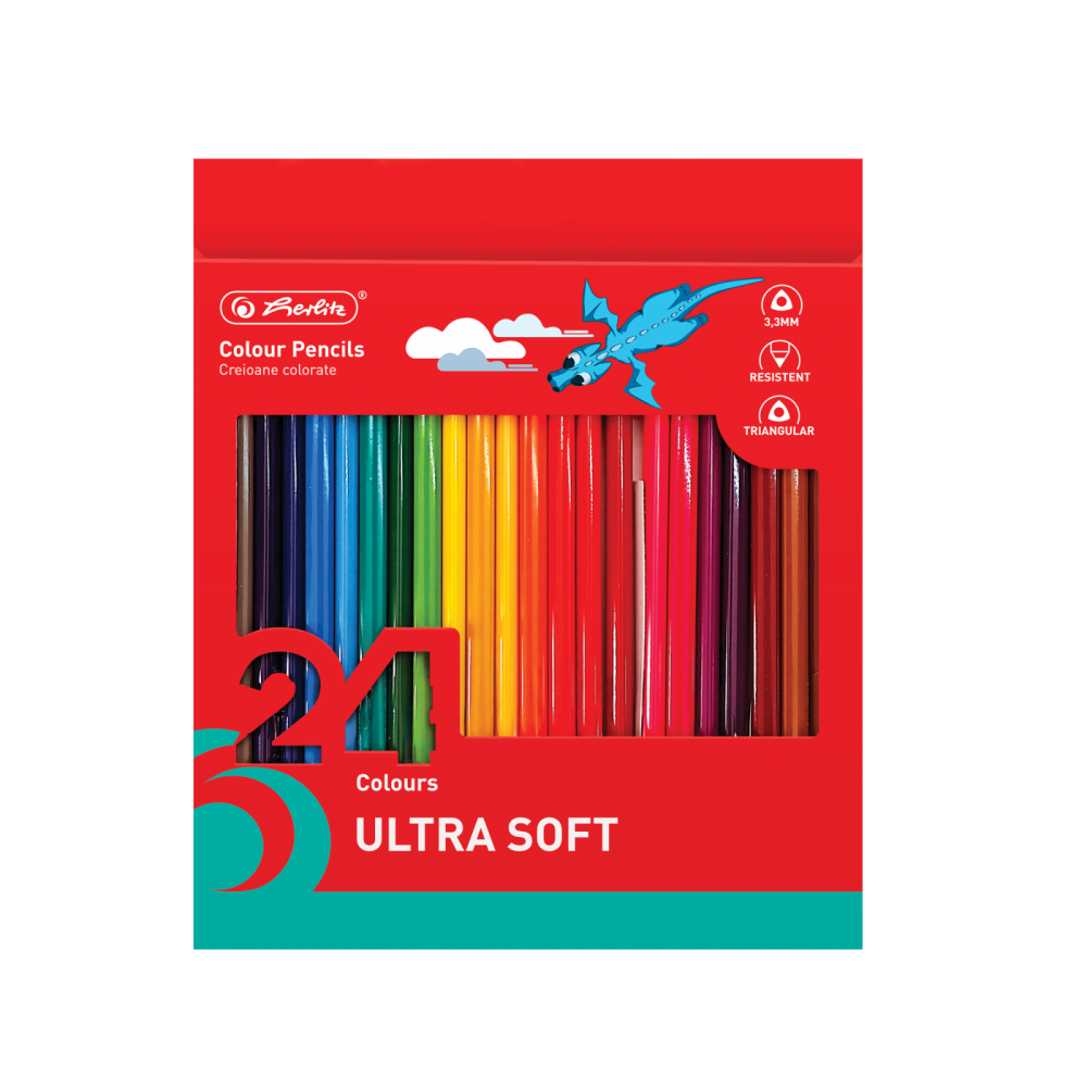 CREIOANE COLORATE ULTRASOFT TRIUNGHIULARE 3.3MM SET24 [1]
