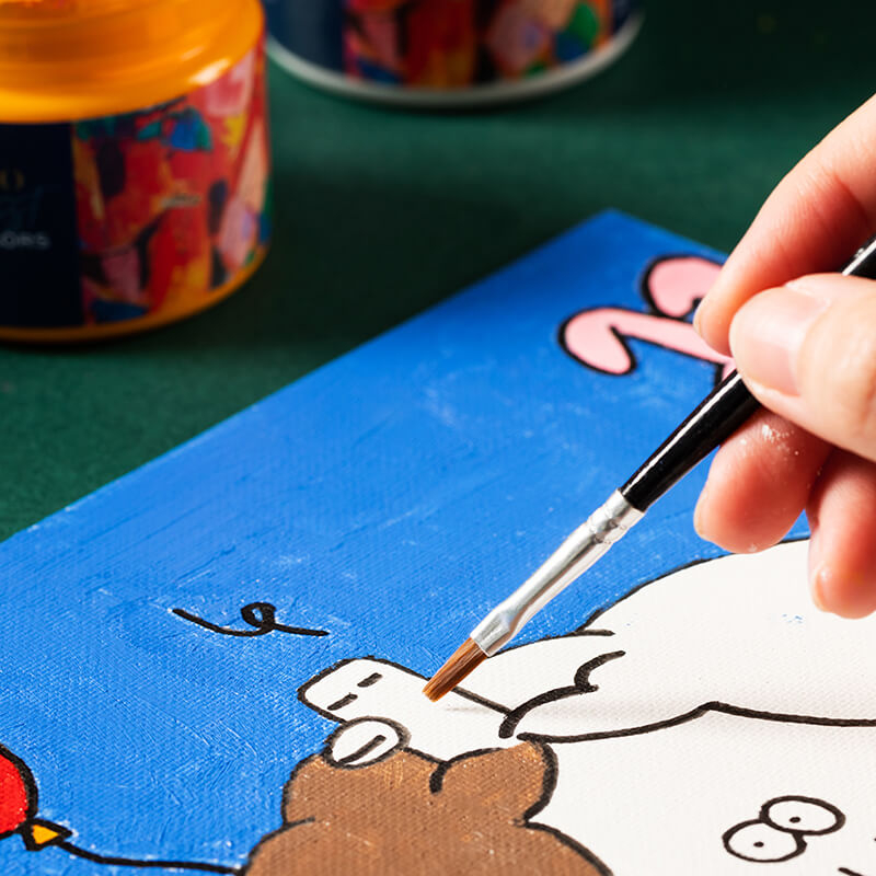 Culori acrilice 100 ml Finenolo Deli - 004 Galben [5]