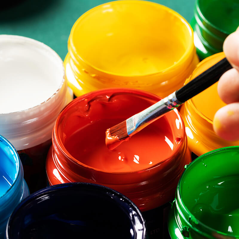 Culori acrilice 100 ml Finenolo Deli - 007 Portocaliu [4]