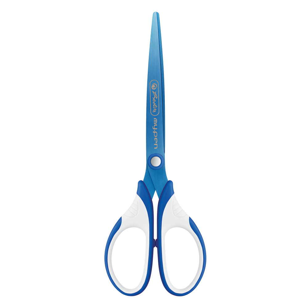 FOARFECA MY.PEN VARF ASCUTIT 18CM ALBASTRU/ALB BLISTER [4]