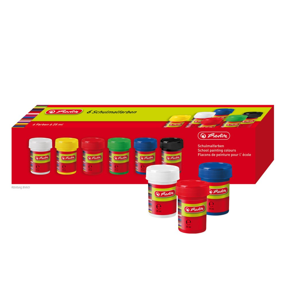 ACUARELE GUASE 25ML/CULOARE SET 6 CULORI [1]