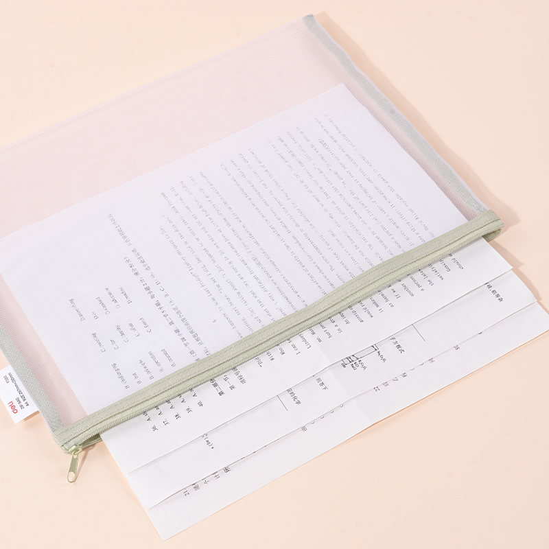 Mapa protectie poliester, inchidere cu fermoar, A4 Deli [2]