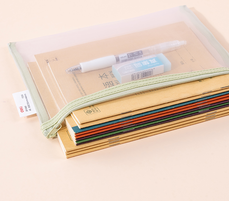 MAPA PROTECTIE POLIESTER ZIP A5 DELI [4]