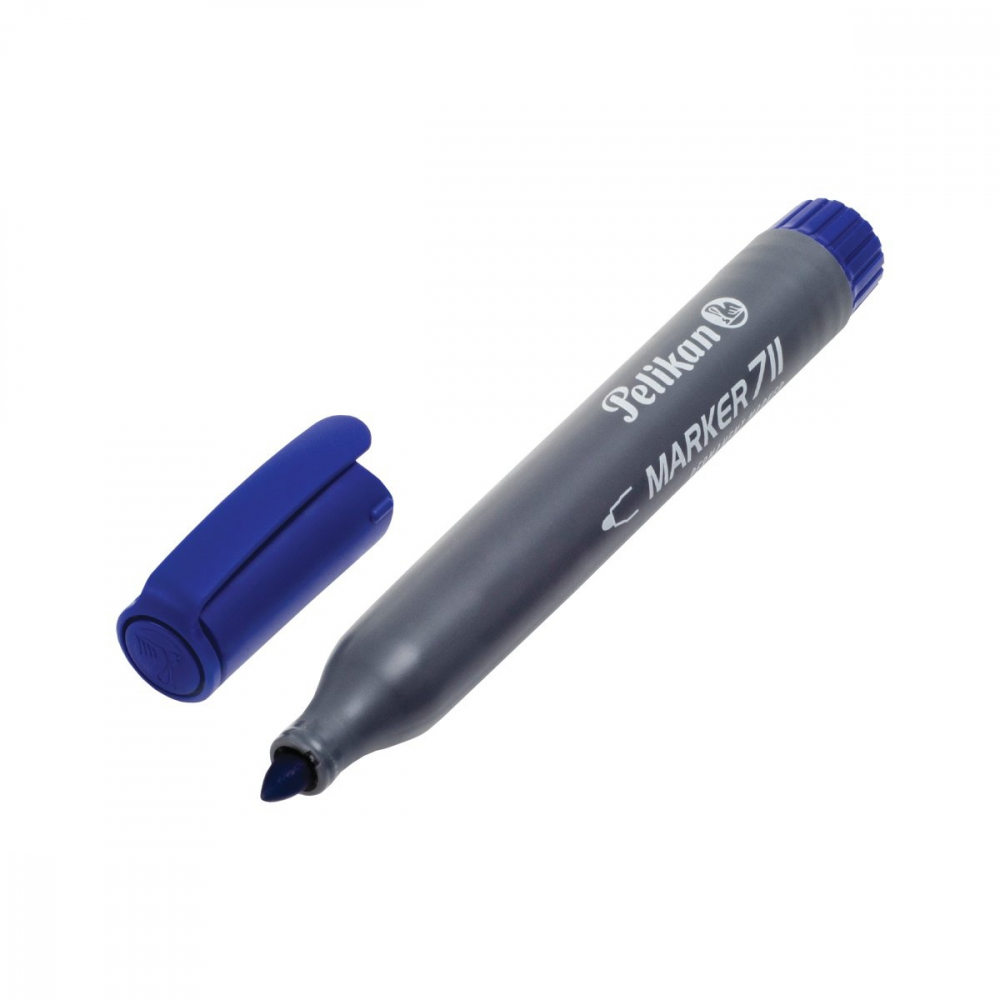 Marker permanent Pelikan 711 albastru [2]