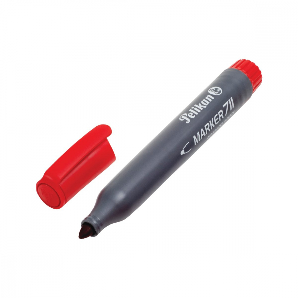 Marker permanent Pelikan 711 rosu [2]