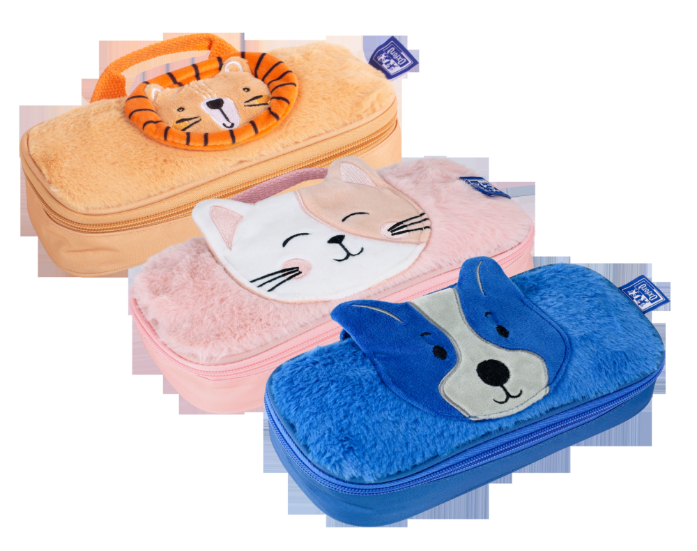Penar etui dreptunghiular Oxford Animal Besties, modele asortate [1]