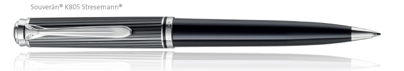 Pix Souveran K405 Streseman, mina tip parker, accesorii placate cu paladiu [1]