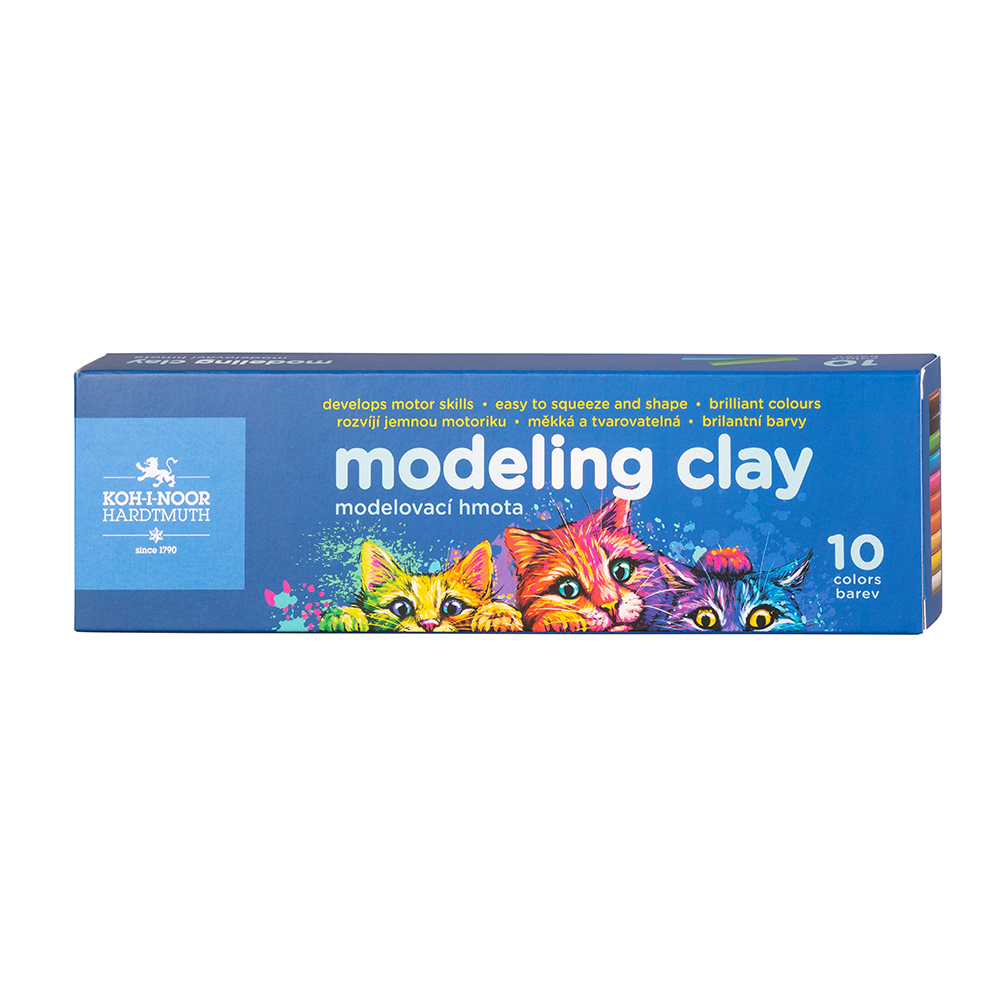 Plastilina Koh-I-Noor 10 culori 200g [1]