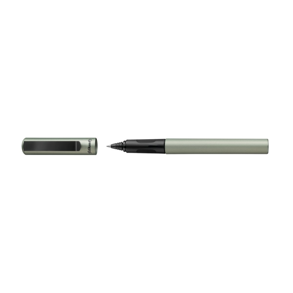 Roller cu cerneala Pelikan Pina Colada, olive metalizat, 3 rezerve incluse [2]