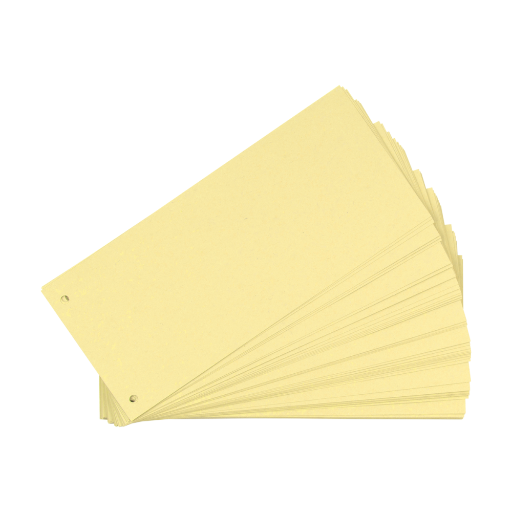 Separatoare carton Oxford 10.5x24cm, 190g, 100 bucati, galben [5]