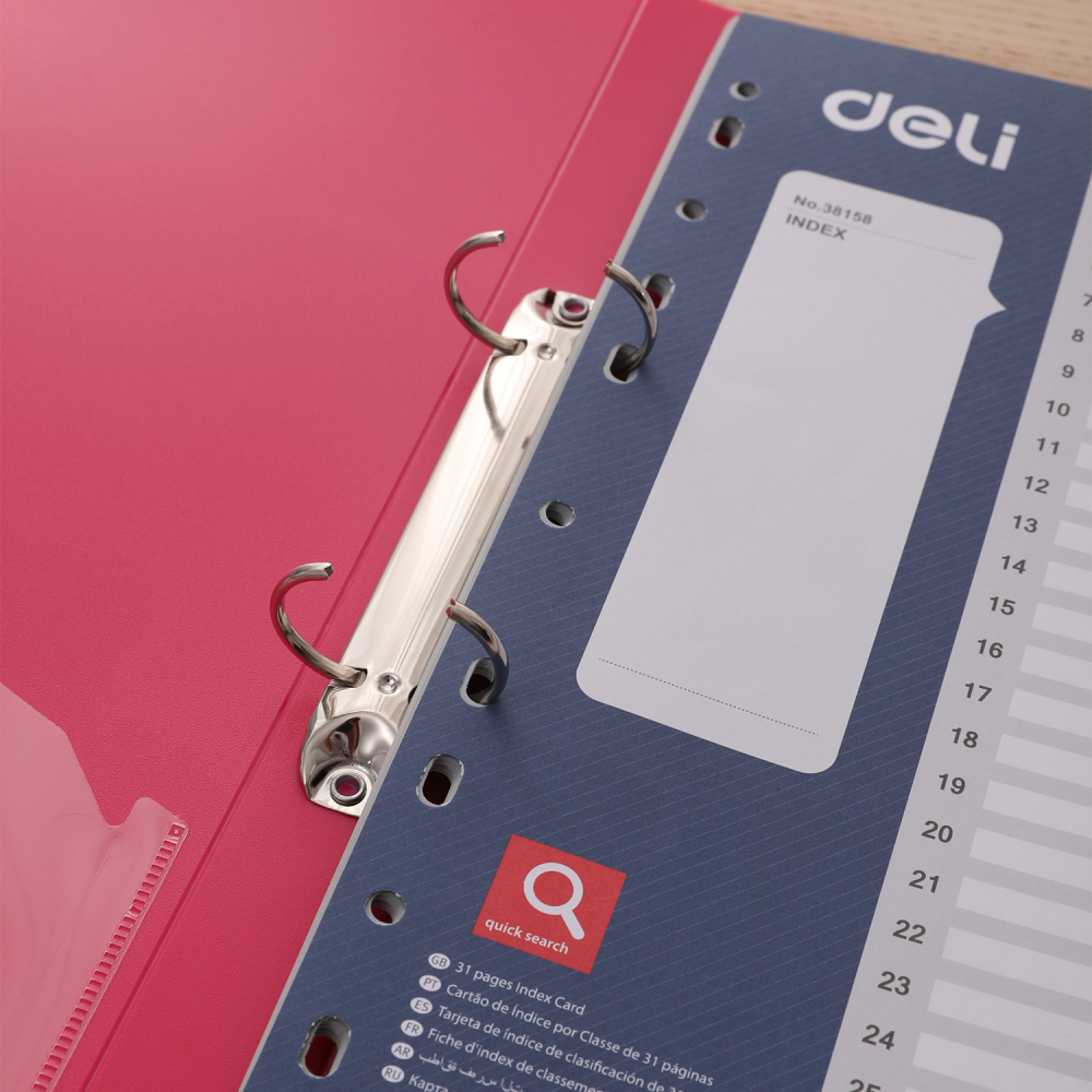Separatoare A4 cu index 1-31, plastic, Deli [4]