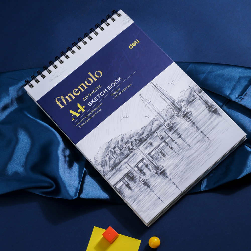 Sketch Book A4 60 file 160g cu spira Finenolo Deli [5]