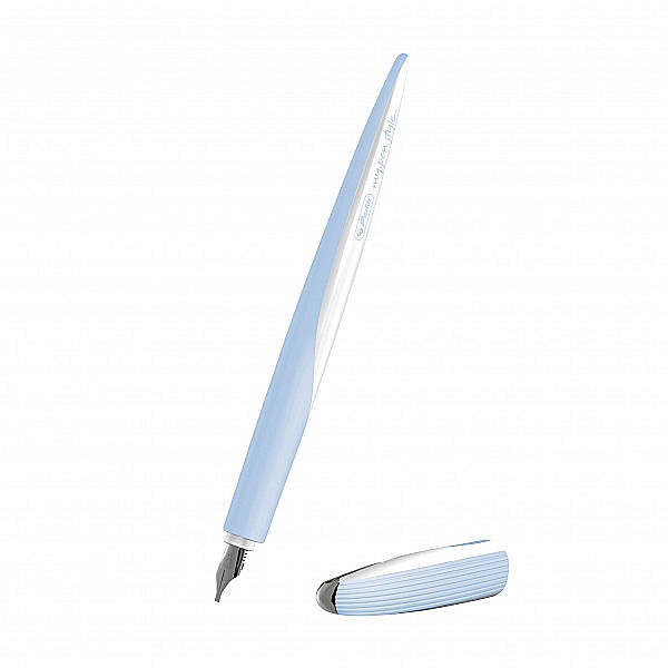 Stilou caligrafic Herlitz My Pen Style bleu - set [2]