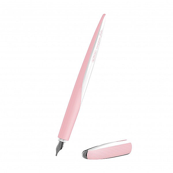 Stilou caligrafic Herlitz My Pen Style roz - set [2]