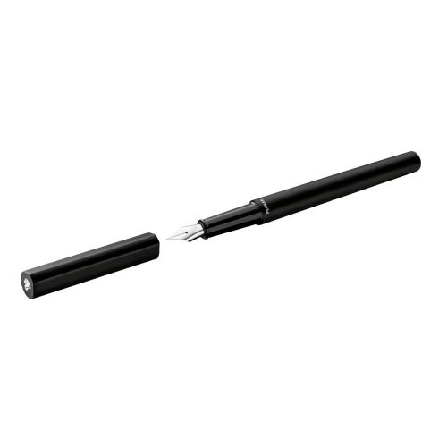 Stilou Pelikan Ineo Elements - Black Rock, penita M, cutie metal [3]