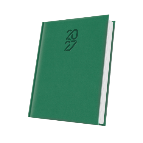 Agende - AGENDA DATATA A5 352PAG TUCSON COPERTA BURETATA VERDE SMARALD 2027
