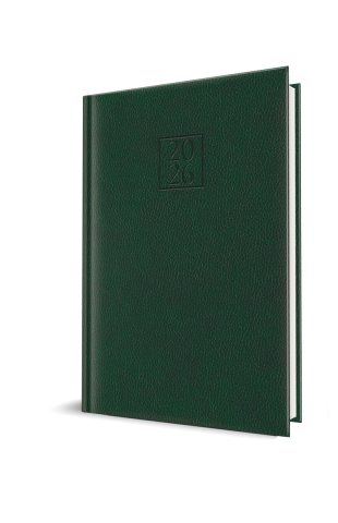 A5 - AGENDA DATATA A5 352PAG DELUXE EDOLO COPERTA PIELE SINTETICA VERDE 2027