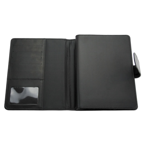 Agenda Lux A5 cu clapă, Interior datat detașabil, Bluette Nero [1]