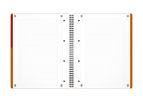 AGENDA ORG OXFORD INTERNATIONAL ACTIVE BOOK A4+ 80F SPIRA PEFC DICTANDO PORTOCALIU [3]