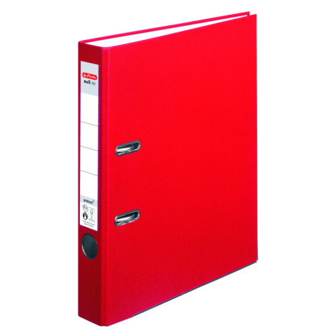 Organizare si arhivare - BIBLIORAFT A4 5CM PP ROSU HERLITZ