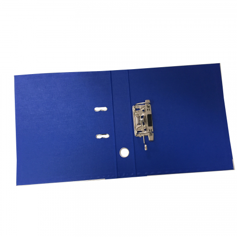 Biblioraft A4 75 mm plastifiat interior-exterior Noki albastru [1]