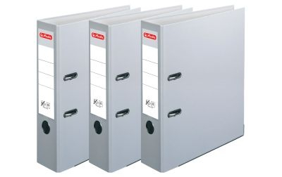 Bibliorafturi - Biblioraft Herlitz A4 75 mm PP gri