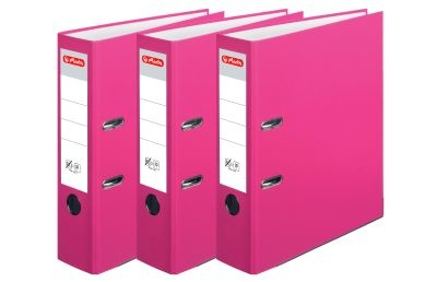 Bibliorafturi - Biblioraft Herlitz A4 75 mm PP roz