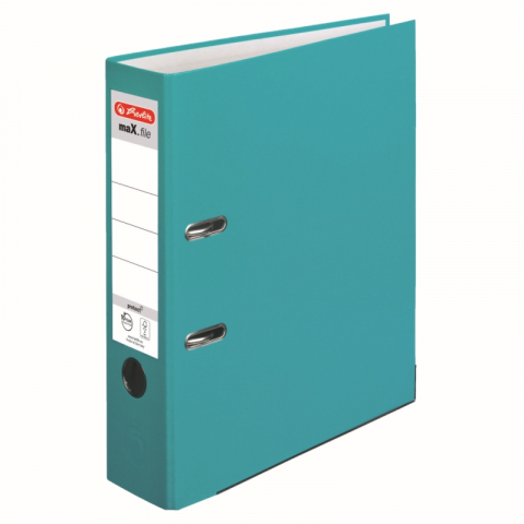 Bibliorafturi - Biblioraft Herlitz A4 75 mm PP turcoaz
