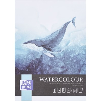 Blocuri de desen - BLOC DESEN OXFORD WATERCOLOUR A4 20F 300G/MP FSCÂ® MIX70% COLECTIA ARTISTIC