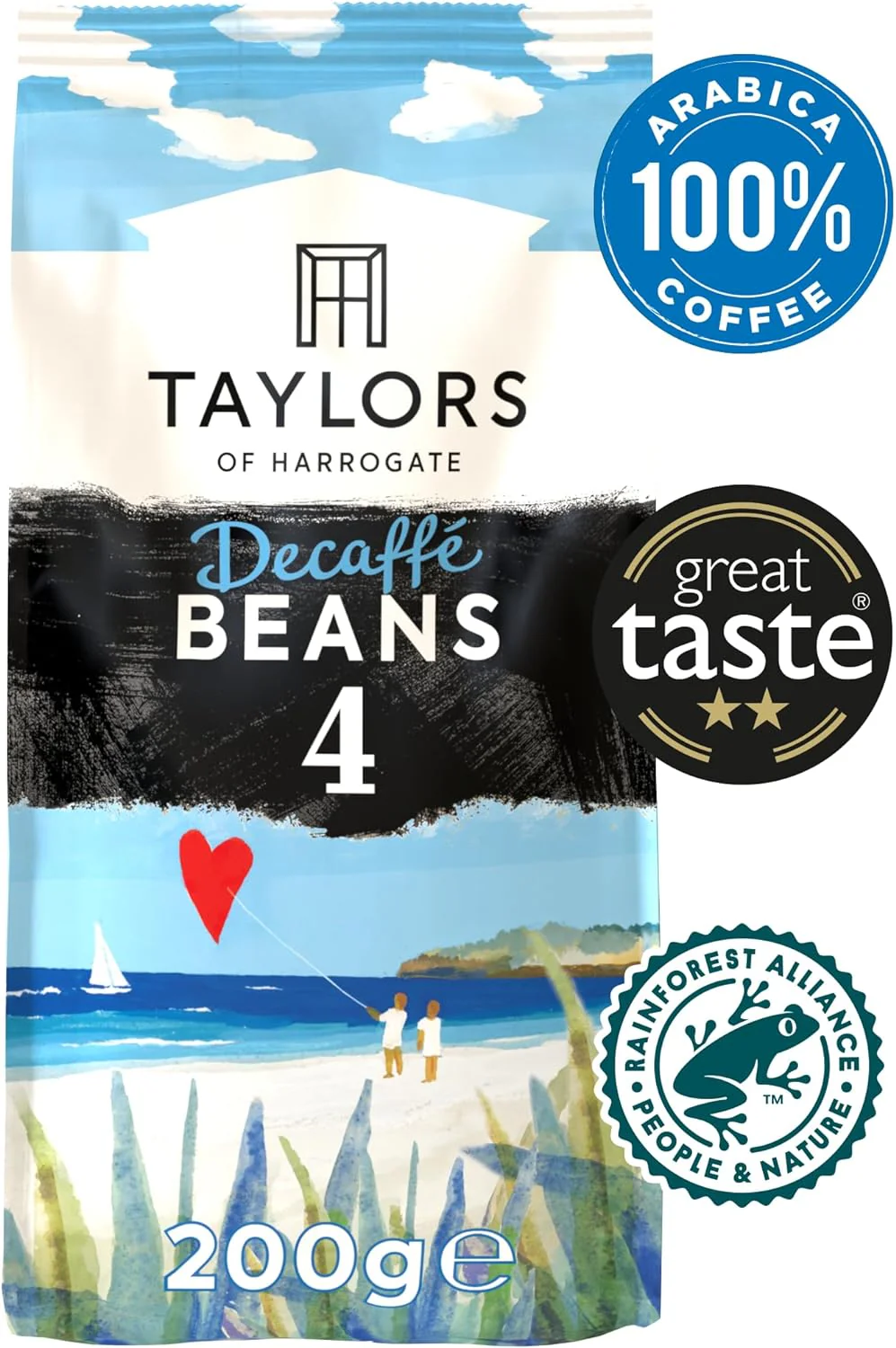 Cafea boabe Decaffé, Taylors of Harrogate, 100% Arabica, 200 g [1]