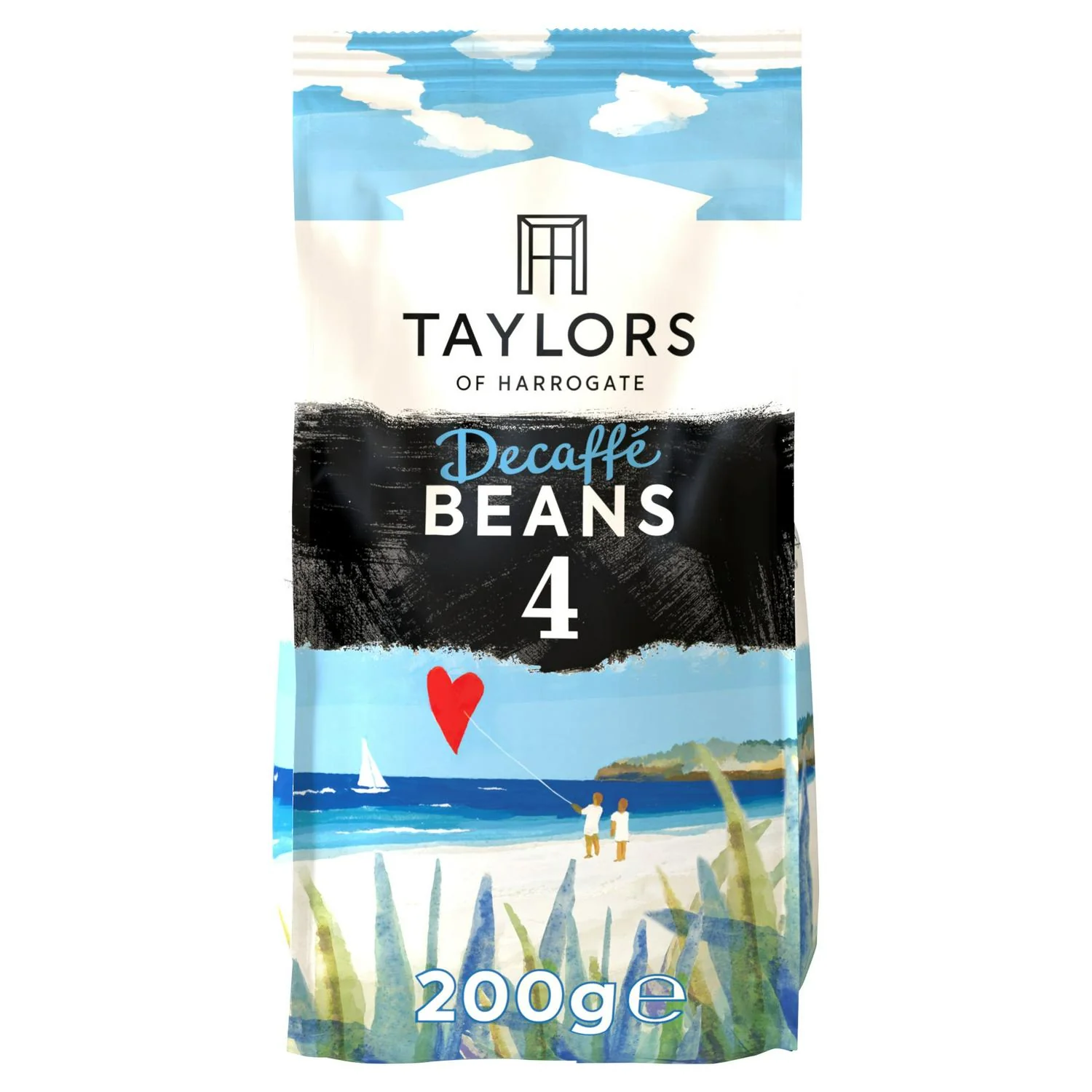 Cafea - Cafea boabe Decaffé, Taylors of Harrogate, 100% Arabica, 200 g