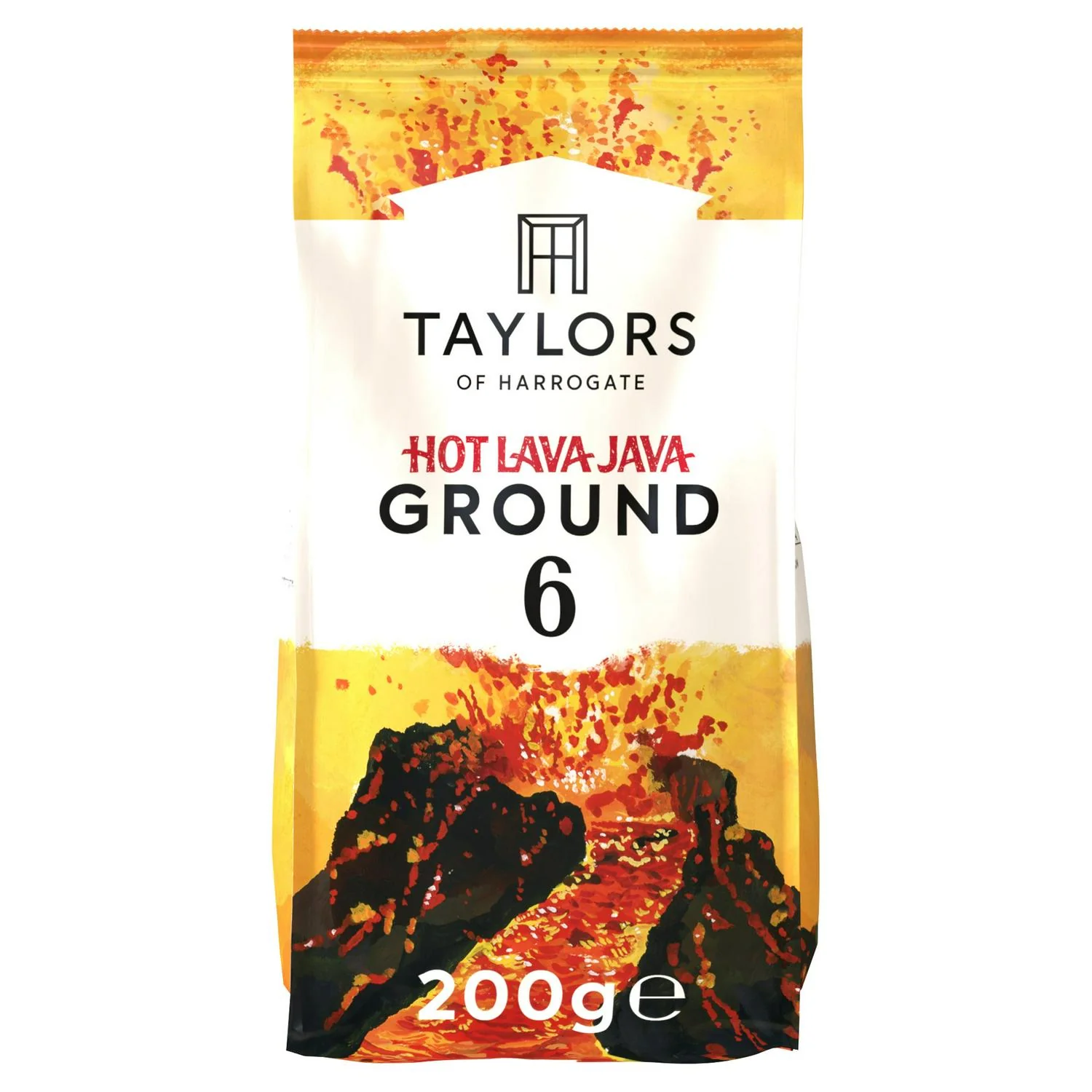 Cafea - Cafea macinata Hot Lava Java, Taylors of Harrogate, Arabica & Robusta, 200 g