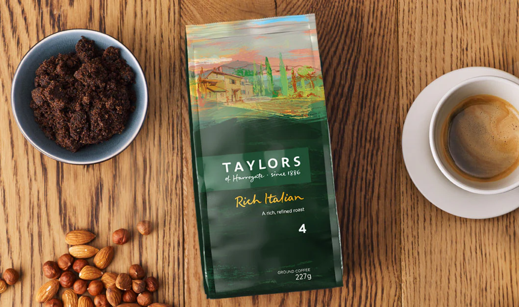 Cafea macinata Rich Italian, Taylors of Harrogate, 100% Arabica, 200 g [2]