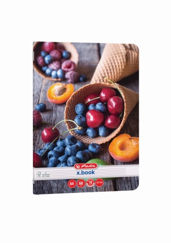 Caiete capsate - Caiet dictando A4 60 file Herlitz Healthy Snack